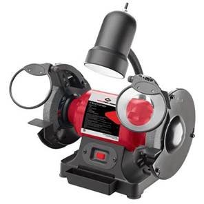 Bench Grinder with Work Light